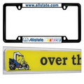 Black Coated Zinc License Plate Frame (Domestic Production)